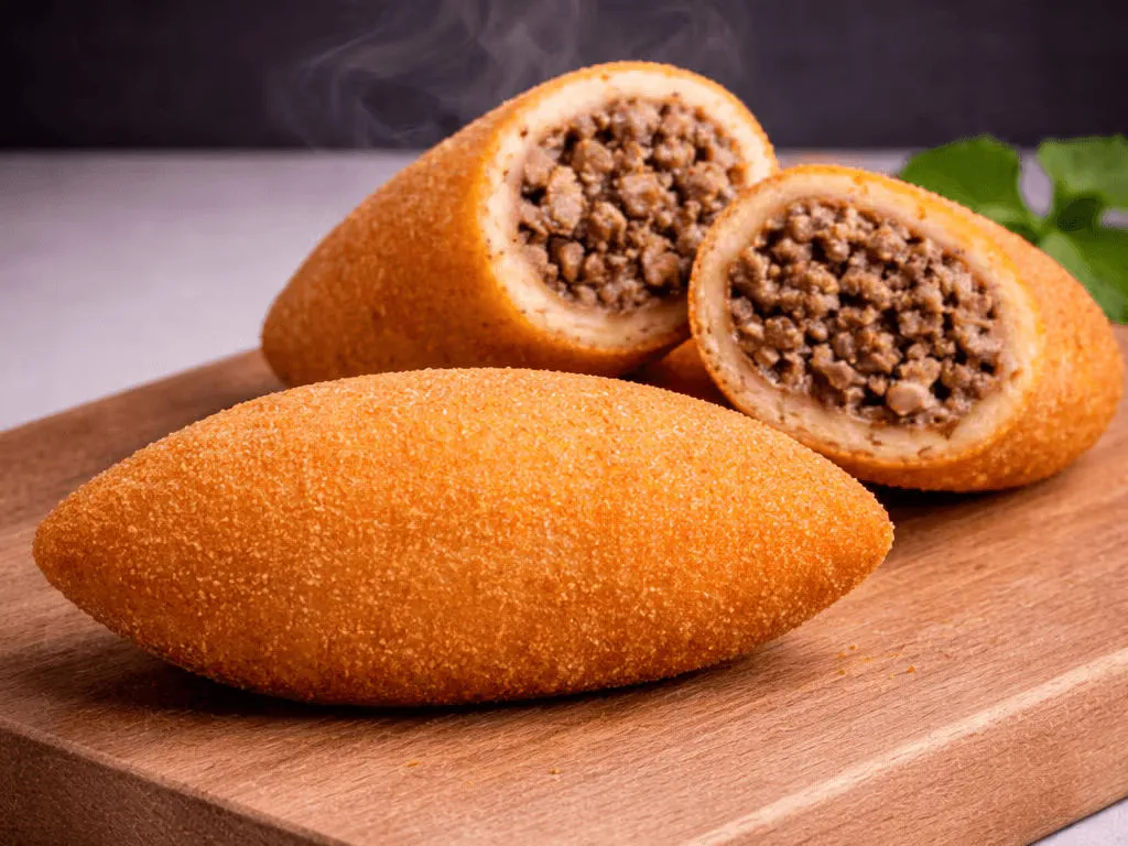 Bolinho de carne congelado