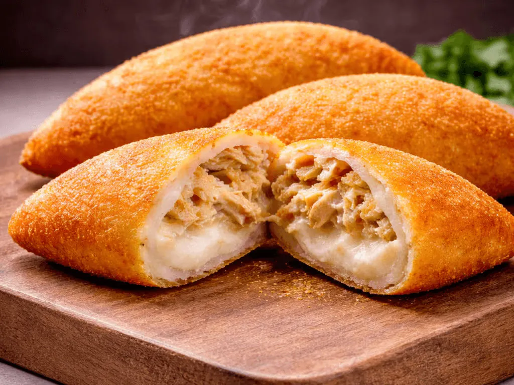 Risoles de frango com requeijão congelado